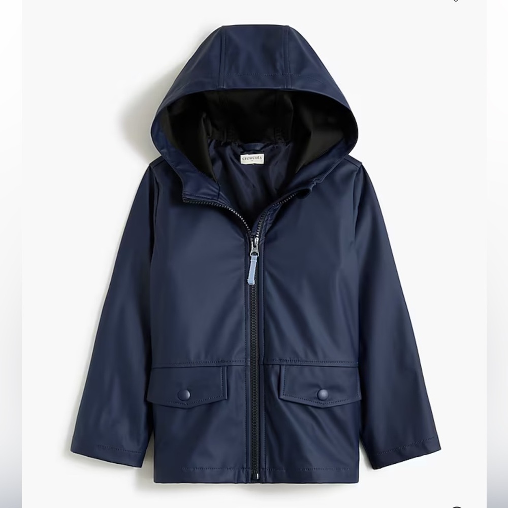 J. Crew Factory Kids’ Rain Jacket - Navy - Size XS